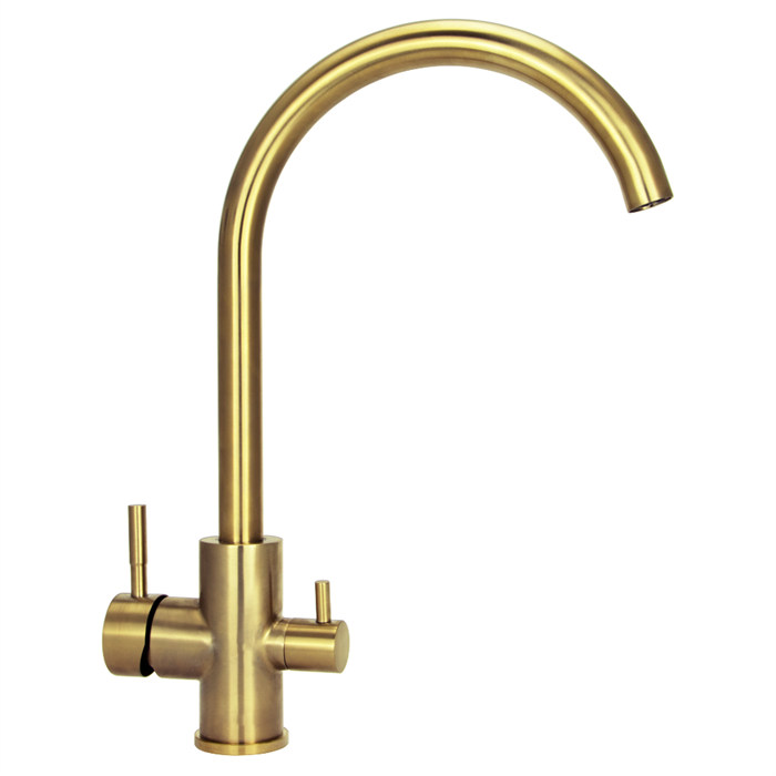 Смеситель Аквабрайт АБФ-3КР-1Б с подключением к фильтру бронзовый 1786