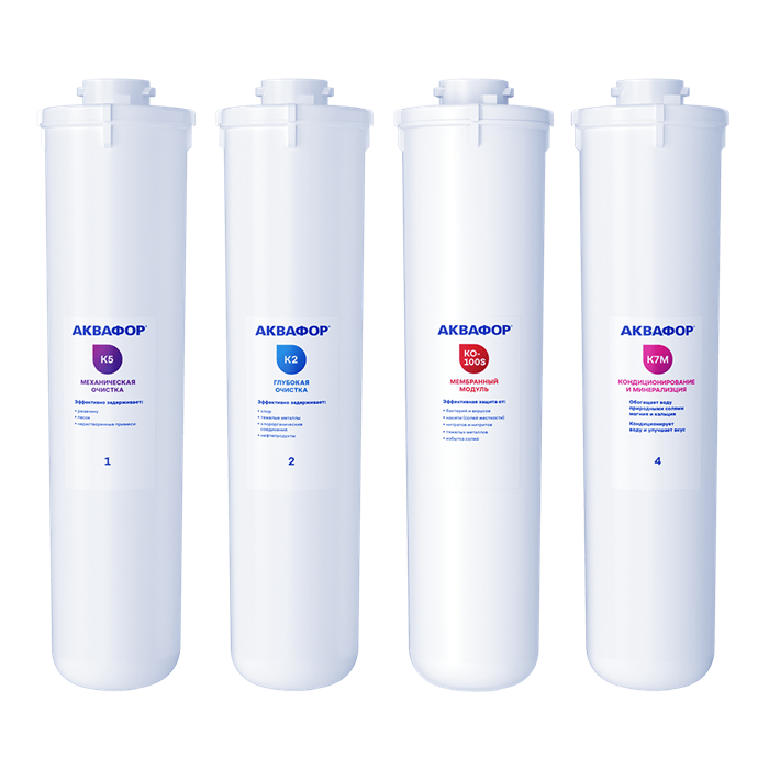 Комплект сменных модулей Аквафор К5-К2-КО-100S-К7М 2189