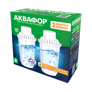 Сменный модуль для кувшинов Аквафор B8 (B100-8) комплект 2 шт. 1715