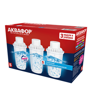 Сменный модуль для кувшинов Аквафор B5 (B100-5) комплект 3 шт. 1716