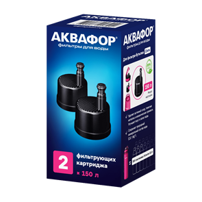 Сменный модуль для фильтр-бутылки Аквафор Сити 2 шт. 1892